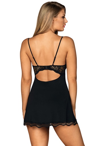 KOMPLET OBSESSIVE LUVAE BABYDOLL I STRINGI L/XL
