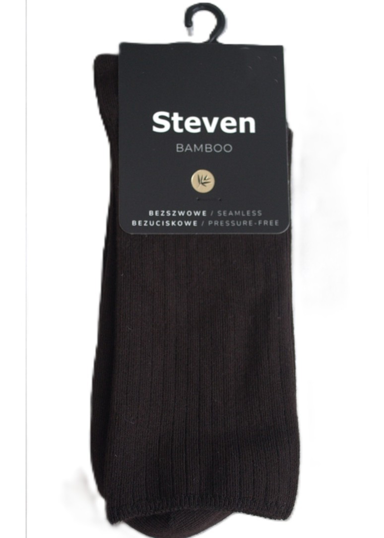 SKARPETY STEVEN 165 MESKIE BEZUCISK BRĄZ 38-40
