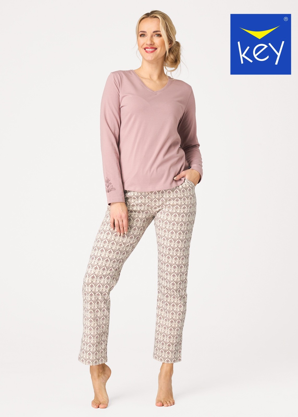 PIŻAMA KEY LNS-511 B26 XXL-3XL