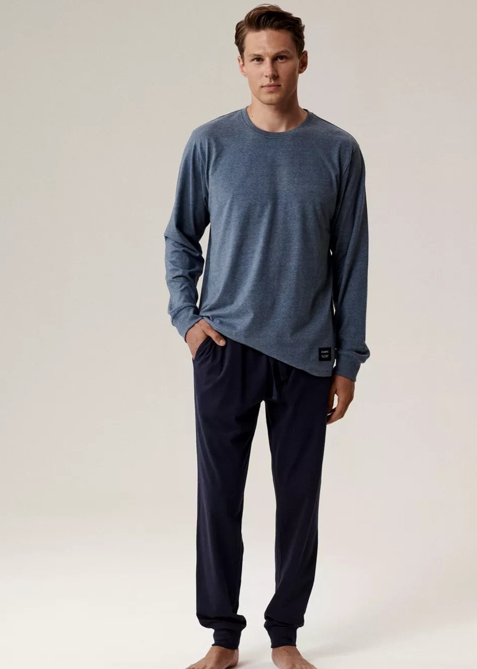 PIŻAMA ATLANTIC NMP-387 JZ25 NIM/GRA /S