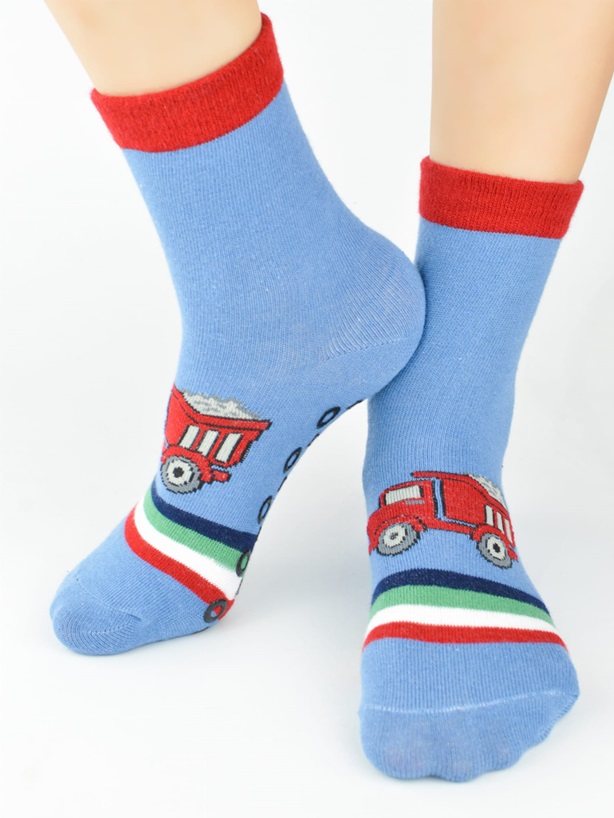 SKARPETY NOVITI SB007-B-03 BOY ABS 23-26