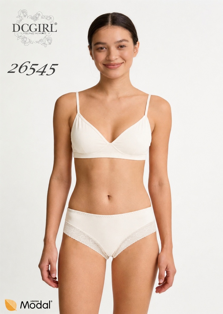 FIGI DCGIRL 26545 MODAL 2 PACK ECRU