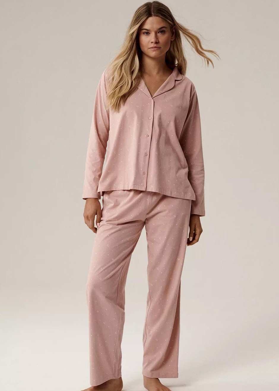 PIŻAMA ATLANTIC NLP-503 JZ25 RÓŻ JASNY