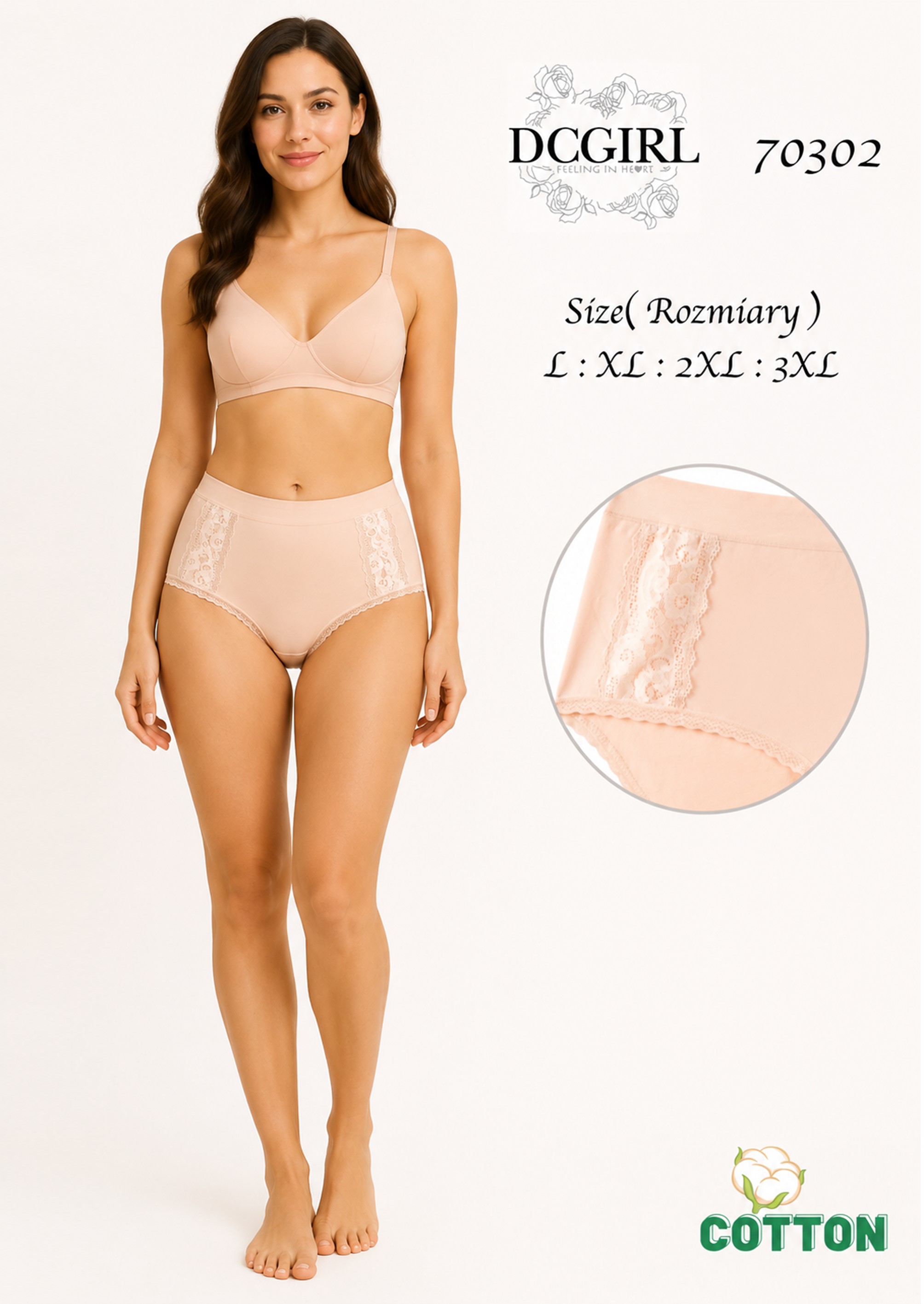 FIGI DCGIRL 70302 BAWEŁNA