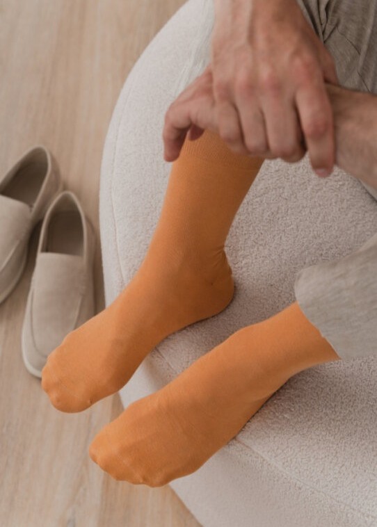 SKARPETY STEVEN 056 MĘSKIE GŁADKIE