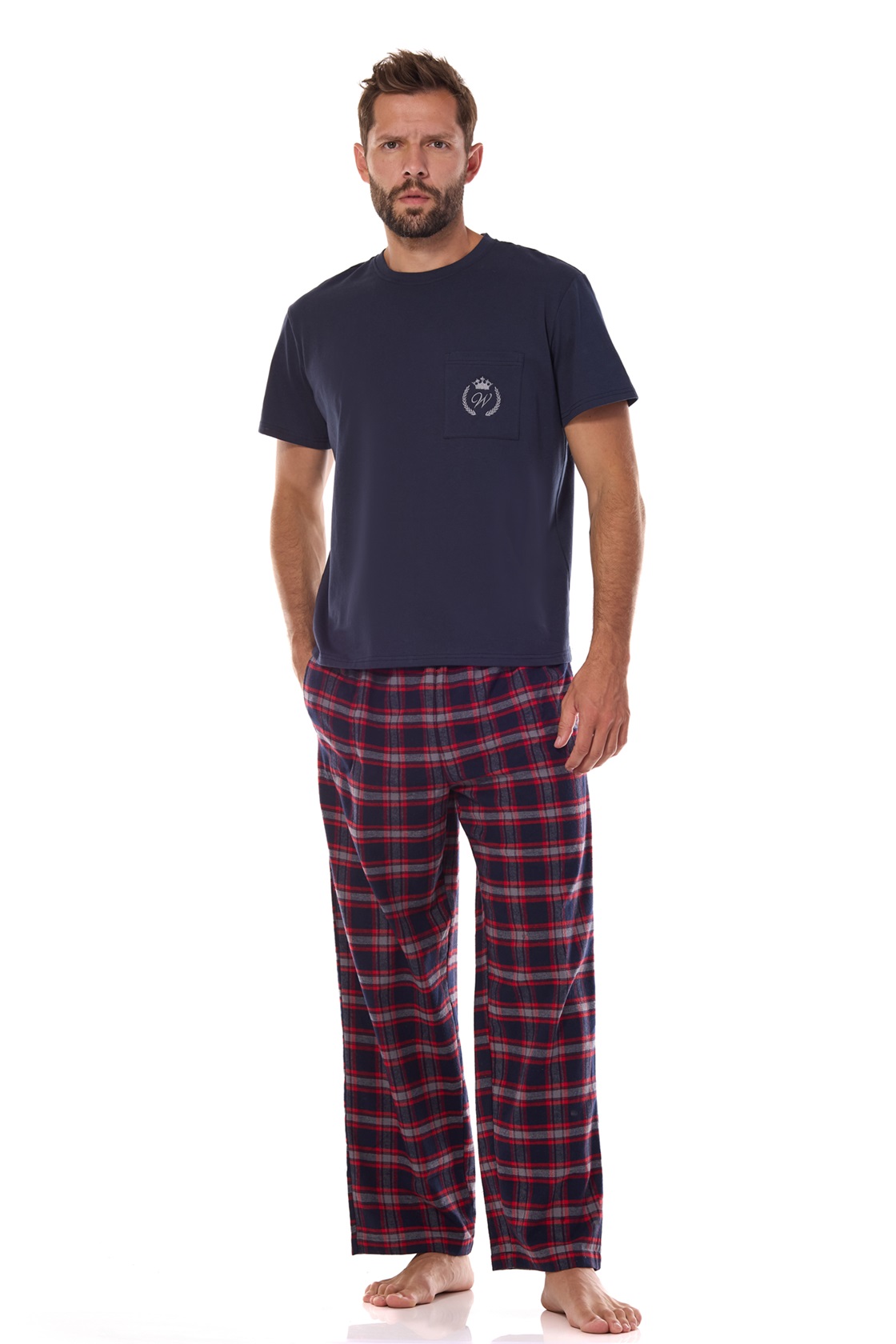 PIŻAMA L&L 2473 BEN GRANAT /3XL PIŻAMA L&L 2473 BEN GRANAT /3XL