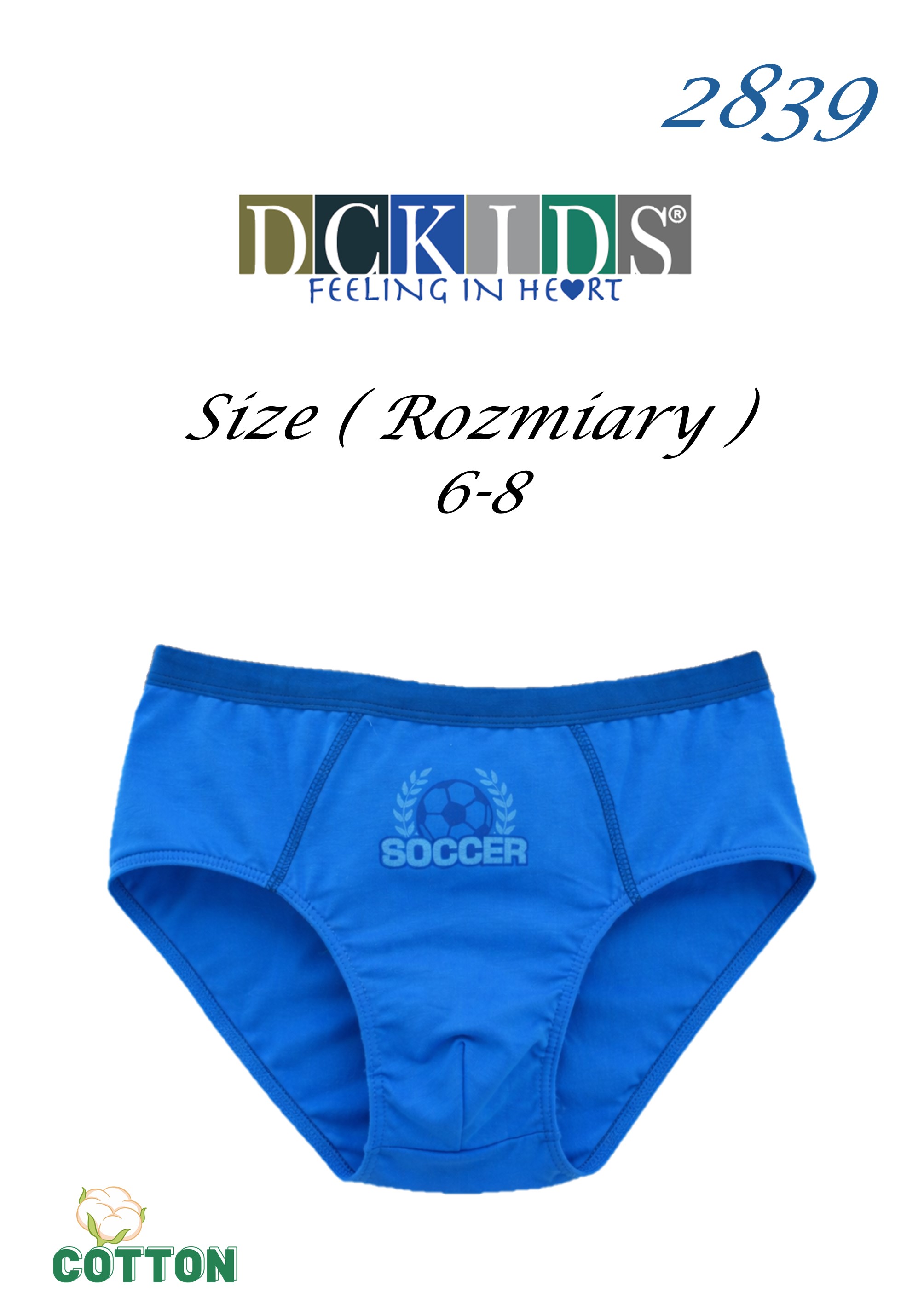 SLIPY DC 2839 6-8 LAT CHŁ BAWEŁNA