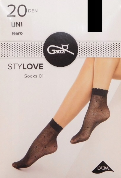 SKARPETY GATTA STYLOVE LYCRA 20 WZ 01 DAINO