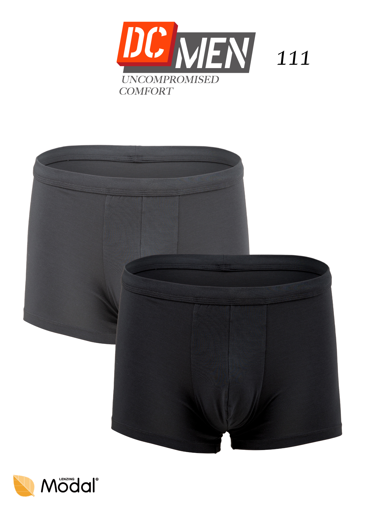SZORTY DC 111 / 120 MĘSKIE 2 PACK CZA/GRF