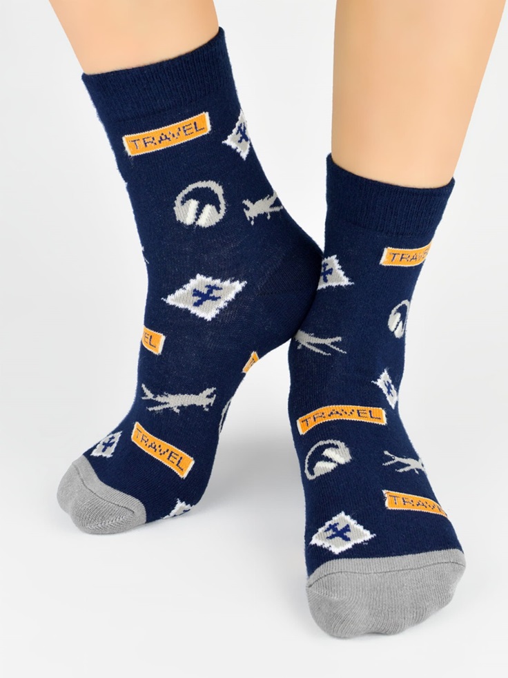 SKARPETY NOVITI SB001-B-04 WZÓR 23-26