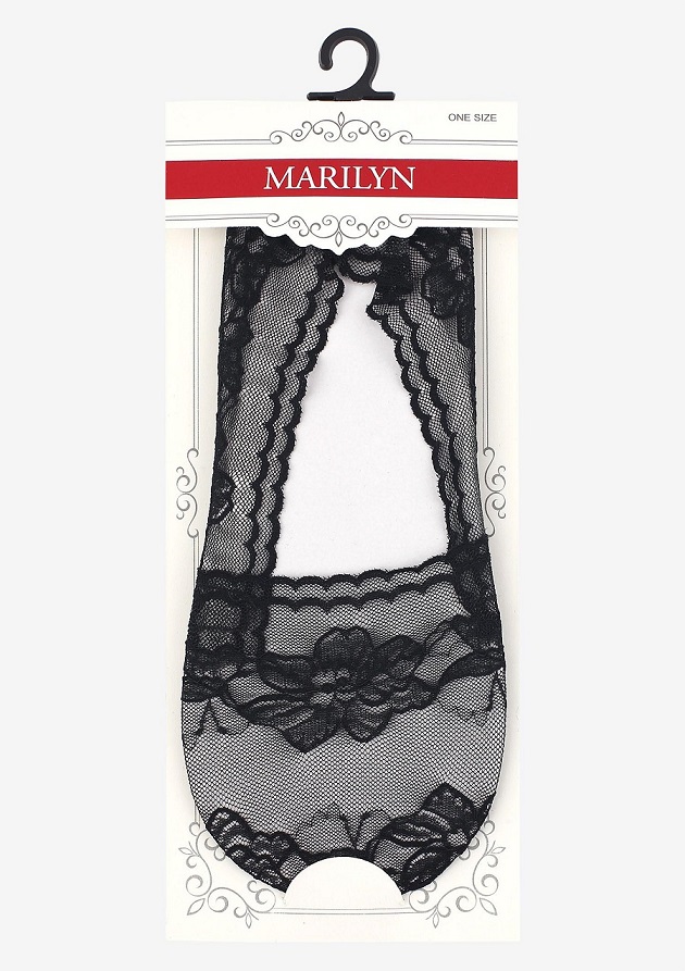 STOPKI MARILYN DAMSKIE LACE Z32 BLACK