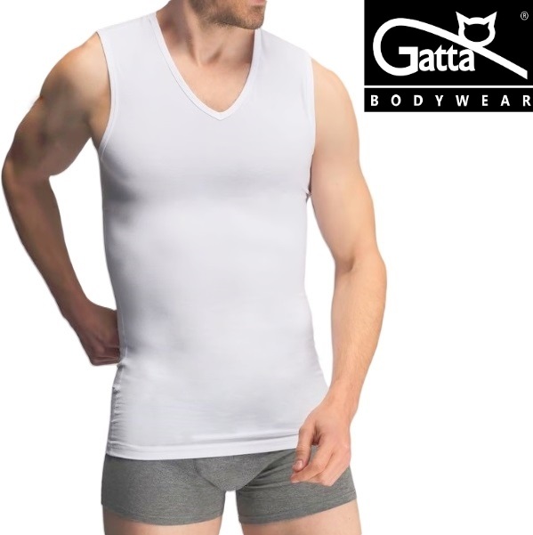 KOSZULKA GATTA BETWEEN V SEAMLESS COTTON BIA /XL 