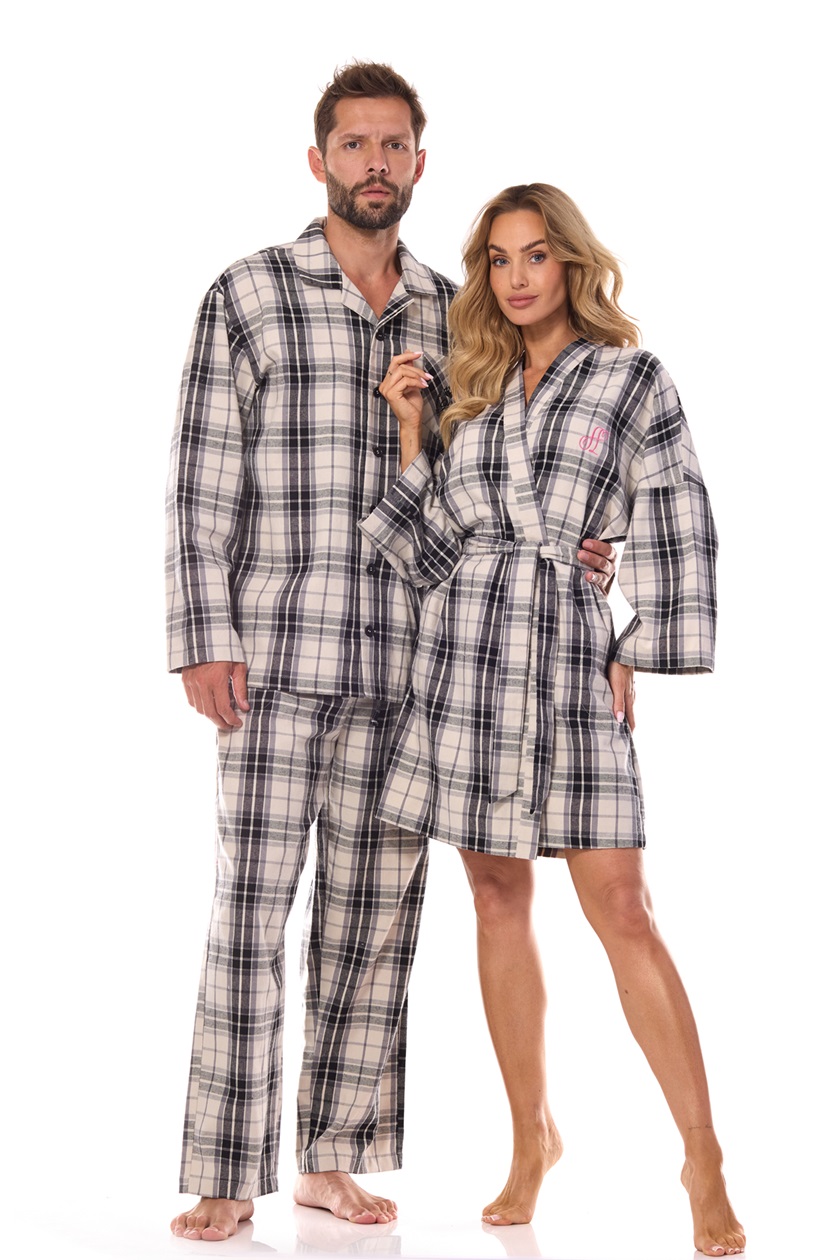 PIŻAMA L&L DAMSKA 2475 ROXY GRAFIT /L