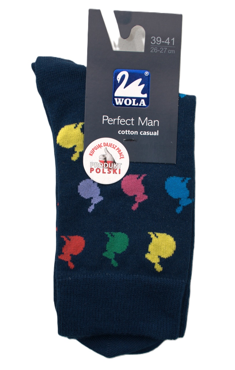 SKARPETY WOLA PERFECT MAN CASUAL WZ SWIETA 42/44